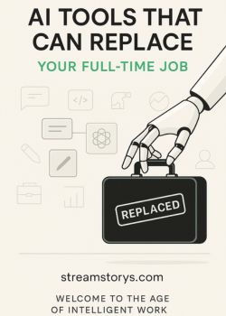 Cover image for AI Tools That Can Replace Your Full-Time Job - a Tech & Ai story on Stream Storys